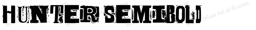 Hunter SemiBold字体转换